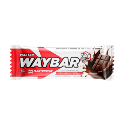 Barra de Proteína 45g (1 unidade) - Masterway Suplementos - Chocolate Belga