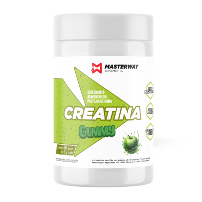 Creatina em Goma (60 gomas) - Masterway Suplementos