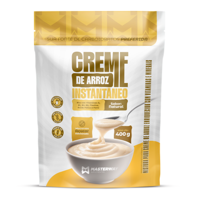 Creme de Arroz Instantâneo 400g - Natural - Masterway Suplementos