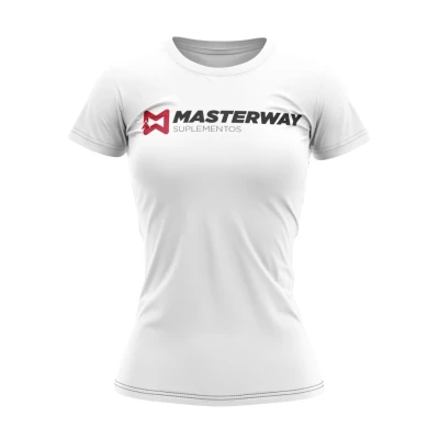 Camiseta Feminina Masterway - Cor Branca