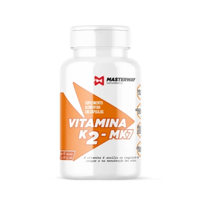 Vitamina K2 MK7 60 caps - Masterway Suplementos